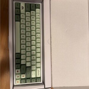 Retro Green Mechanical Tablet Keyboard